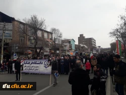 شرکت گسترده مسئولین، اساتید و کارکنان دانشگاه فرهنگیان استان آذربایجان شرقی در راهپیمایی 22 بهمن سال 97 13