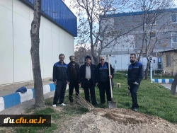 آئین کاشت نهال به مناسبت گرامیداشت 15 اسفند توسط همکاران پردیس فاطمه الزهرا(س) 3