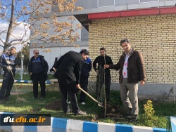 آئین کاشت نهال به مناسبت گرامیداشت 15 اسفند توسط همکاران پردیس فاطمه الزهرا(س) 5