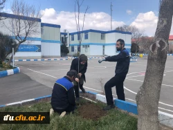 آئین کاشت نهال به مناسبت گرامیداشت 15 اسفند توسط همکاران پردیس فاطمه الزهرا(س) 5