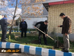 آئین کاشت نهال به مناسبت گرامیداشت 15 اسفند توسط همکاران پردیس فاطمه الزهرا(س) 6