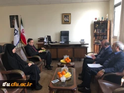 حضور و بازدید مشاور ریاست عالیه دانشگاه از پردیس فاطمه الزهرا(س) تبریز 2