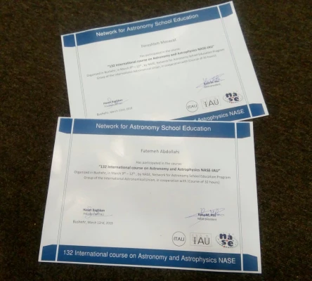 شرکت دانشجویان رشته فیزیک در دوره بین المللی ستاره شناسی در بوشهر 3