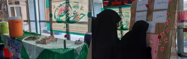 برپایی ایستگاه صلواتی به همت کانون مهدویت وبا همکاری هیئت فاطمیون پردیس فاطمه الزهرا(س) 2