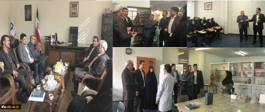 بازدید دکتر مصلحی مدیر کل طرح و برنامه بودجه دانشگاه فرهنگیان از پردیس فاطمه الزهرا(س) 2