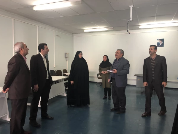 بازدید دکتر مصلحی مدیر کل طرح و برنامه بودجه دانشگاه فرهنگیان از پردیس فاطمه الزهرا(س) 2