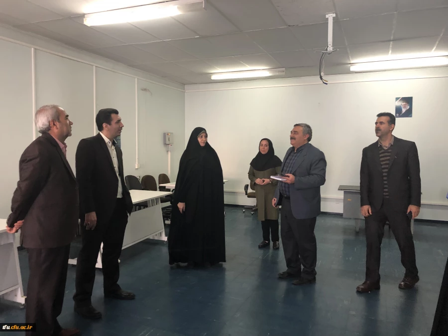 بازدید دکتر مصلحی مدیر کل طرح و برنامه بودجه دانشگاه فرهنگیان از پردیس فاطمه الزهرا(س) 2