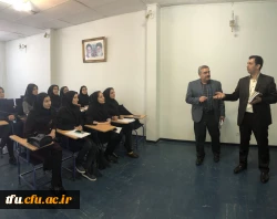 بازدید دکتر مصلحی مدیر کل طرح و برنامه بودجه دانشگاه فرهنگیان از پردیس فاطمه الزهرا(س) 2