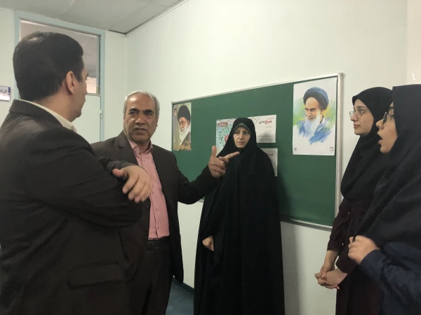 بازدید دکتر مصلحی مدیر کل طرح و برنامه بودجه دانشگاه فرهنگیان از پردیس فاطمه الزهرا(س) 4