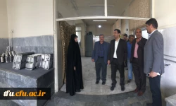 بازدید دکتر مصلحی مدیر کل طرح و برنامه بودجه دانشگاه فرهنگیان از پردیس فاطمه الزهرا(س) 5