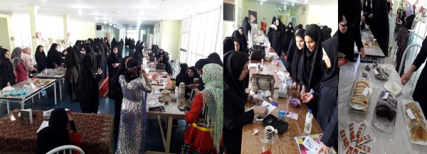 راه اندازی بازارچه وعرضه تولیدات دانشجویی و برپایی نمایشگاه صنایع دستی و سوغات اقوام ایرانی به همراه  برپایی ایستگاه سلامت و تندرستی 2