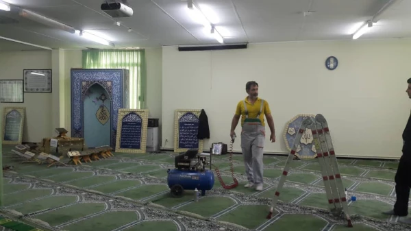 به جهت استقبال از ماه مبارک رمضان:

تجهیز نمازخانه پردیس فاطمه الزهرا(س) 2