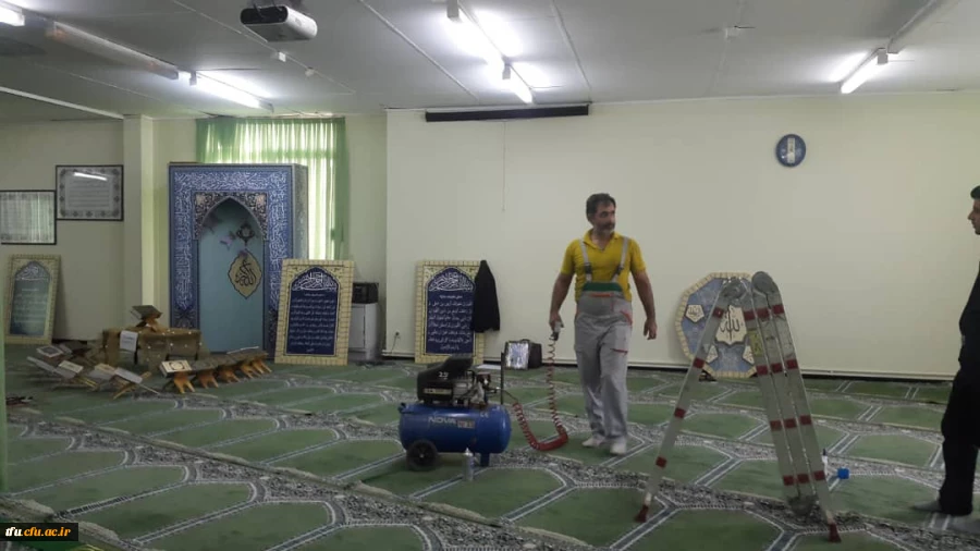 به جهت استقبال از ماه مبارک رمضان:

تجهیز نمازخانه پردیس فاطمه الزهرا(س) 2