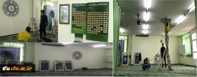 به جهت استقبال از ماه مبارک رمضان:

تجهیز نمازخانه پردیس فاطمه الزهرا(س)