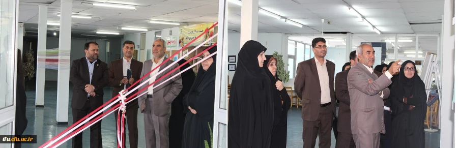 افتتاح نهمین نمایشگاه آثار هنری و دستاورد های علمی دانشجویان 2