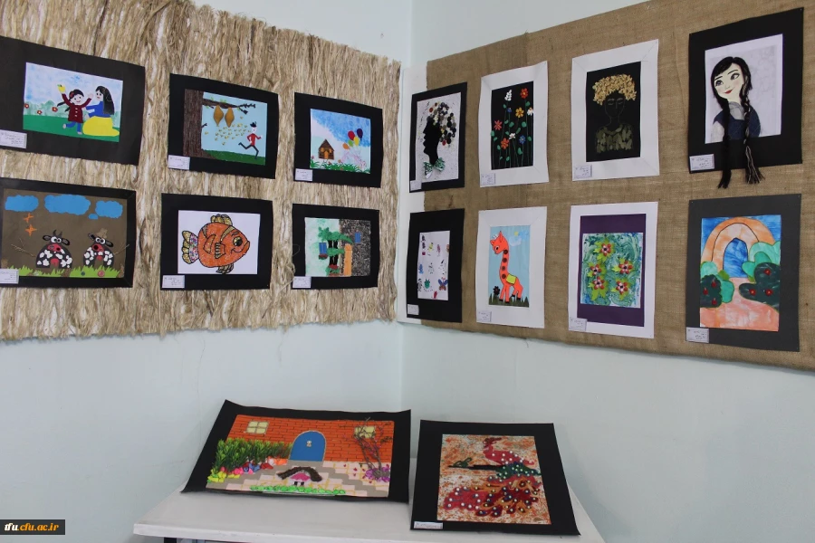 افتتاح نهمین نمایشگاه آثار هنری و دستاورد های علمی دانشجویان 4