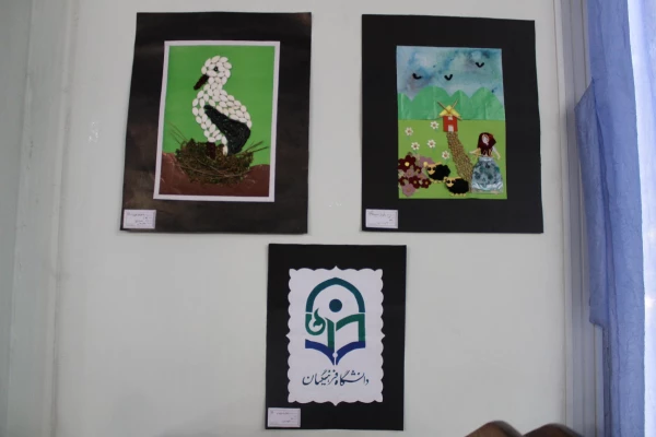 افتتاح نهمین نمایشگاه آثار هنری و دستاورد های علمی دانشجویان 7