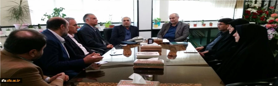 دیدار هیئت مدیره دانشگاه فرهنگیان آذربایجان شرقی با دکتر پاشایی مدیرکل آموزش پرورش استان 2