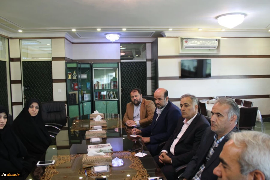 دیدار هیئت مدیره دانشگاه فرهنگیان آذربایجان شرقی با دکتر پاشایی مدیرکل آموزش پرورش استان 3