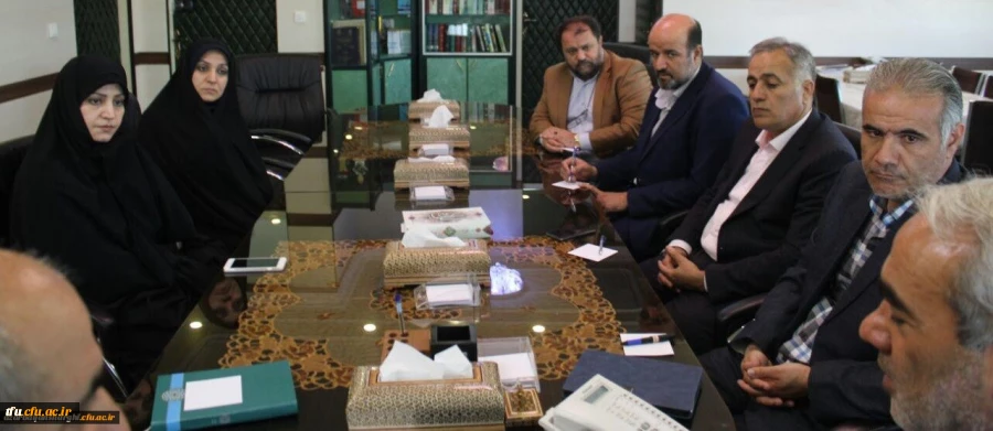 دیدار هیئت مدیره دانشگاه فرهنگیان آذربایجان شرقی با دکتر پاشایی مدیرکل آموزش پرورش استان 3