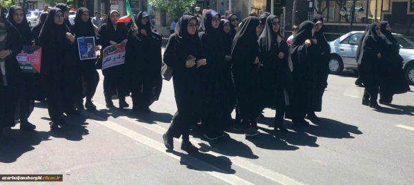 حضور در راهپیمایی عظیم روز جهانی قدس 4