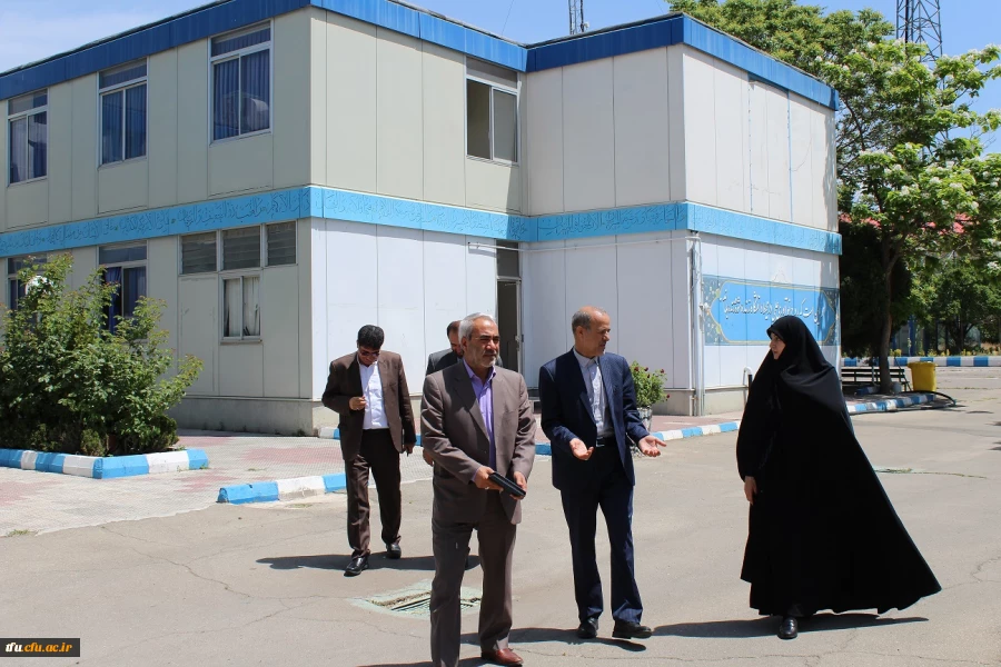 بازدید دکتر میرحمایت میرزاده سخنگوی کمیسیون آموزش دانشگاه فرهنگیان از پردیس فاطمه الزهرا(س) 5