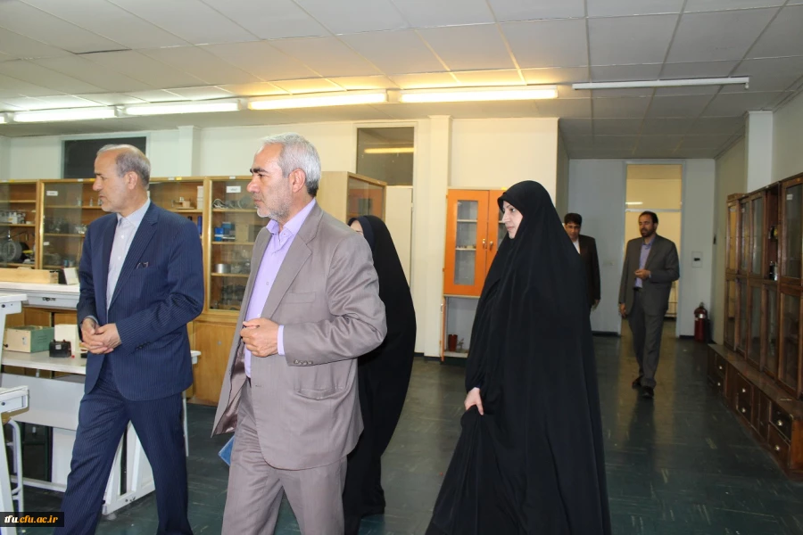 بازدید دکتر میرحمایت میرزاده سخنگوی کمیسیون آموزش دانشگاه فرهنگیان از پردیس فاطمه الزهرا(س) 9