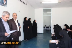 در محل برگزاری امتحانات نیسمال دوم تحصیلی 98-97 پردیس فاطمه الزهرا(س) انجام شد:

بازدید آقای دکتر رحیمی، مدیر نیازسنجی و تولید محتوای آموزش های کوتاه مدت و مجازی دانشگاه فرهنگیان به همراه مدیر امور پردیس های استان آقای دکتر خدیوی 8