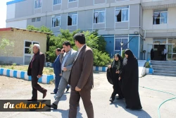 بازدید معاون آموزشی و تحصیلات تکمیلی دانشگاه فرهنگیان از روند برگزار امتحانات نیمسال دوم تحصیلی 98-97 3