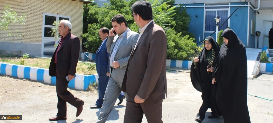 بازدید معاون آموزشی و تحصیلات تکمیلی دانشگاه فرهنگیان از روند برگزار امتحانات نیمسال دوم تحصیلی 98-97 10