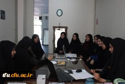 نشست صمیمی مدیر کل امور اجتماعی دانشگاه فرهنگیان با فعالین فرهنگی پردیس فاطمه الزهرا(س) 7