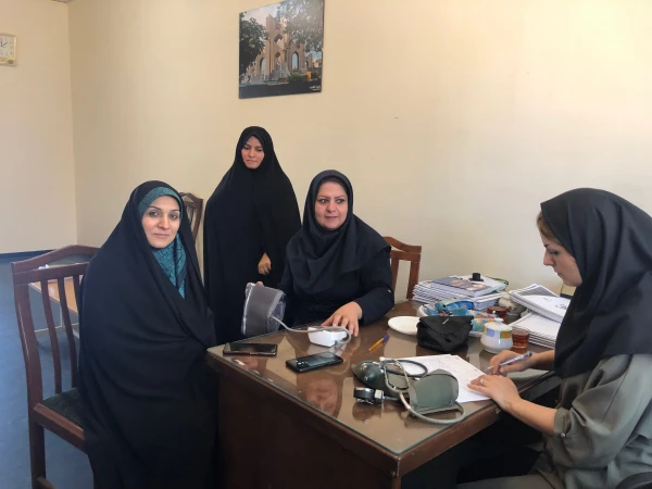 اجرای طرح بسیج ملی کنترل فشار خون در پردیس فاطمه الزهرا(س) 2