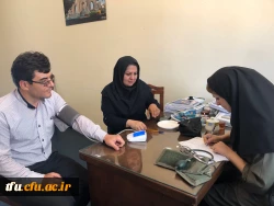 اجرای طرح بسیج ملی کنترل فشار خون در پردیس فاطمه الزهرا(س) 2