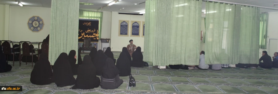 برگزاری مراسم زیارت عاشورا در نمازخانه پردیس فاطمه الزهرا(س) تبریز 2