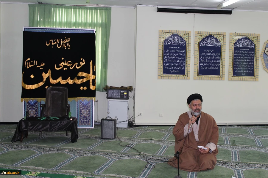 برگزاری مراسم زیارت عاشورا در نمازخانه پردیس فاطمه الزهرا(س) تبریز 2