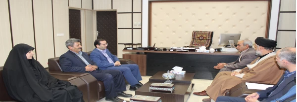 دیدار هیئت رئیسه دانشگاه فرهنگیان آذربایجان شرقی با مدیر کل جدید دیوان محاسبات استان 2