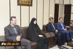 دیدار هیئت رئیسه دانشگاه فرهنگیان آذربایجان شرقی با مدیر کل جدید دیوان محاسبات استان 3