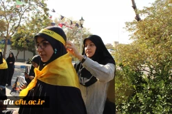 مراسم بدرقه زائران اربعین دانشجویان وکارکنان پردیس فاطمه الزهرا(س) تبریز 2