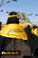 مراسم بدرقه زائران اربعین دانشجویان وکارکنان پردیس فاطمه الزهرا(س) تبریز 4