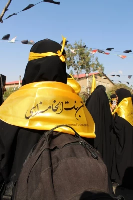 مراسم بدرقه زائران اربعین دانشجویان وکارکنان پردیس فاطمه الزهرا(س) تبریز 4