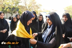 مراسم بدرقه زائران اربعین دانشجویان وکارکنان پردیس فاطمه الزهرا(س) تبریز 5