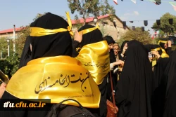 مراسم بدرقه زائران اربعین دانشجویان وکارکنان پردیس فاطمه الزهرا(س) تبریز 6