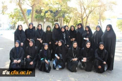 مراسم بدرقه زائران اربعین دانشجویان وکارکنان پردیس فاطمه الزهرا(س) تبریز 8