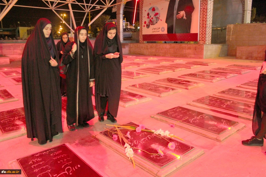 مراسم غبارروبی و عطرافشانی گلزار شهدای تبریز 2