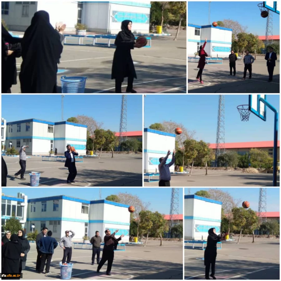 مسابقه داژبال و پرتاب آزاد بسکتبال همکاران و دانشجومعلمان پردیس فاطمه الزهرا(س) 3