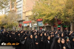 حضور اساتید، همکاران و دانشجومعلمان پردیس فاطمه الزهرا(س) درتجمع مردمی حمایت از امنیت و اقتدار کشور 6