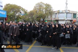 حضور اساتید، همکاران و دانشجومعلمان پردیس فاطمه الزهرا(س) درتجمع مردمی حمایت از امنیت و اقتدار کشور 10