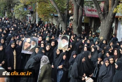 حضور اساتید، همکاران و دانشجومعلمان پردیس فاطمه الزهرا(س) درتجمع مردمی حمایت از امنیت و اقتدار کشور 2