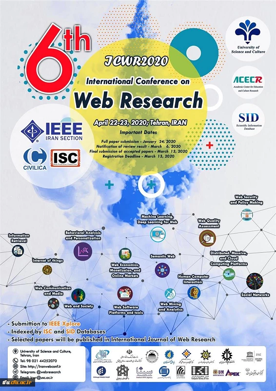 فراخوان ششمین کنفرانس بین المللی وب پژوهی 2
