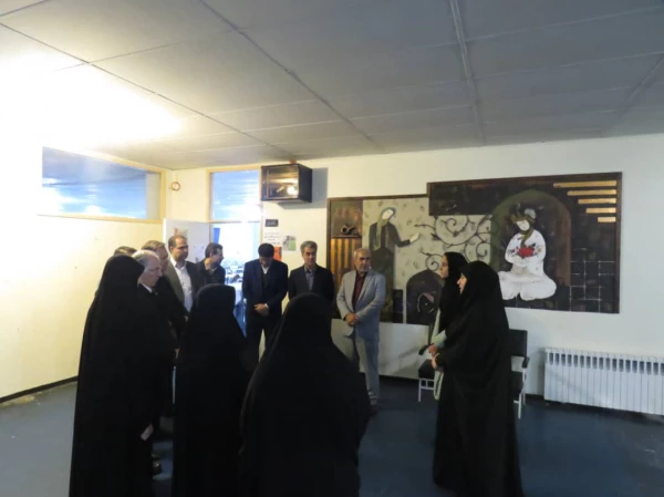 بازدید سیده حمیده زرآبادی، نماینده مردم قزوین، آبیک و البرز از پردیس فاطمه الزهرا(س) تبریز 10